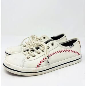 Keds Kickstart Pennant Baseball Sneakers 7, Low Top